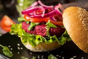 close-up-vegetarian-burger-plate_23-2148784528