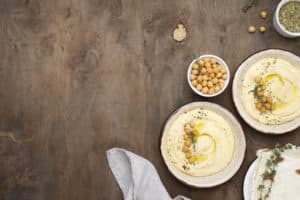 Hummus with Fava Beans and Pistachios